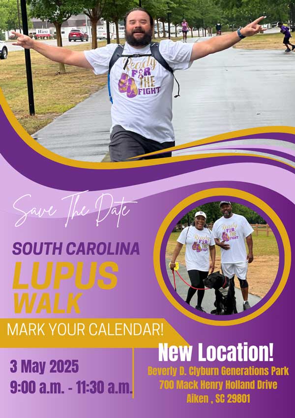 2025 Crowning Lupus Walk Flyer